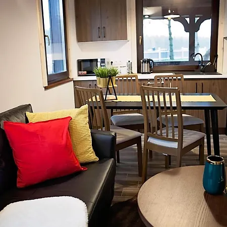 Lesna Osada Na Kaszubach - Drewniane Na Wynajem Ferienhaus