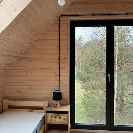 Vakantiehuis Lesna Osada Na Kaszubach - Drewniane Na Wynajem