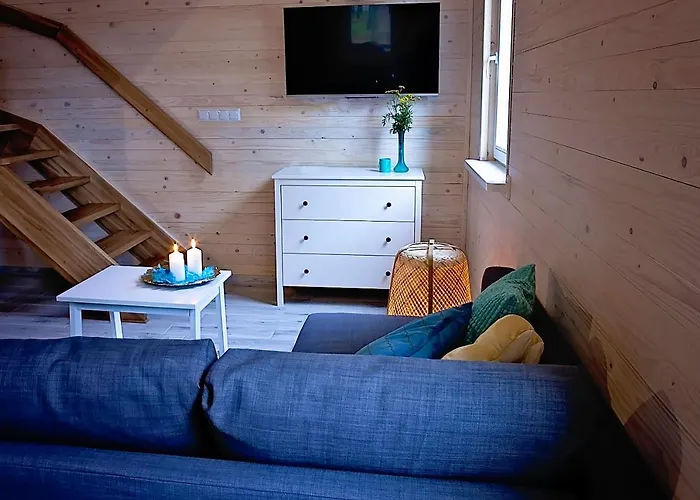 Lesna Osada Na Kaszubach - Drewniane Na Wynajem بيت للعطل *