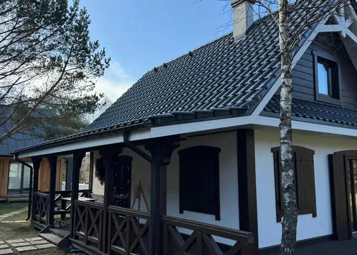بيت للعطل Lesna Osada Na Kaszubach - Drewniane Na Wynajem *