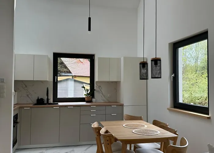 Lesna Osada Na Kaszubach - Drewniane Na Wynajem بيت للعطل