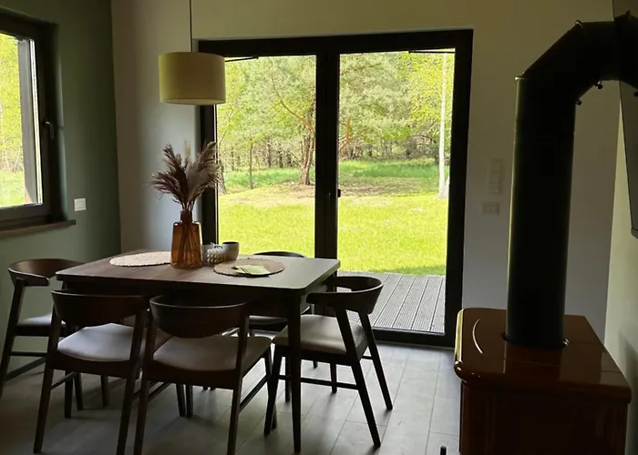 بيت للعطل Lesna Osada Na Kaszubach - Drewniane Na Wynajem Bartoszylas