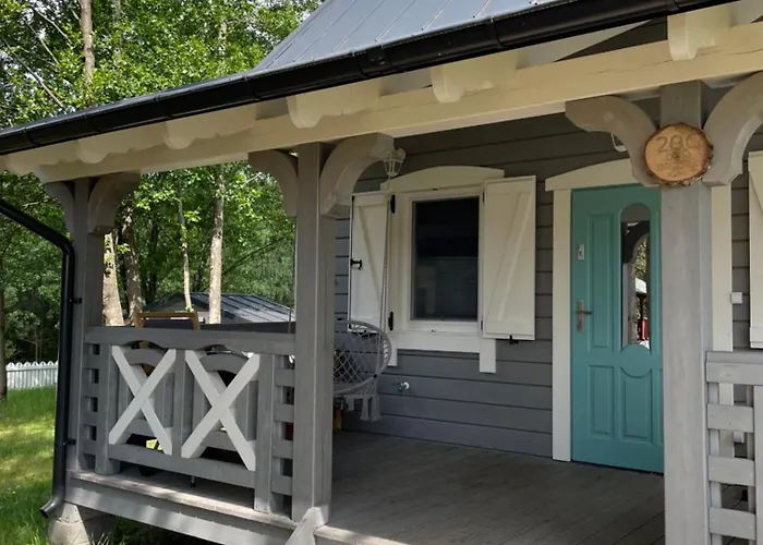 Lesna Osada Na Kaszubach - Drewniane Na Wynajem بيت للعطل *